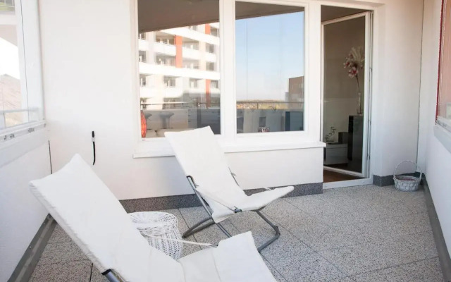 Prostorný 3 pokojový apartmán s dvěma terasami