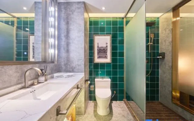 Yue'er Boutique Hotel (Tianjin Binhai New Area Tanggu Commercial Center) – Bathroom – Tianjin
