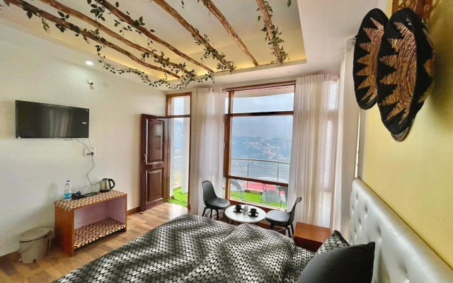Siesta Homestay 1BR - balcony in shimla