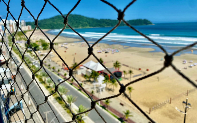 B082- Luxo à Beira-Mar | 3 Suítes c/ Vista | Wi-Fi