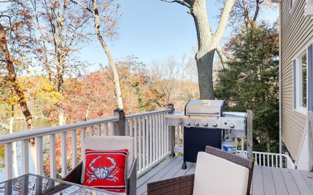 Waterfront Lusby Retreat w/ Deep-water Dock & Slip