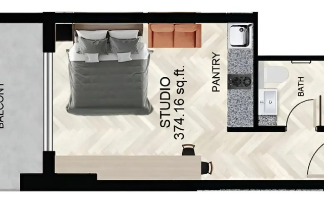 Outstanding Studio in Empire Residence JVC