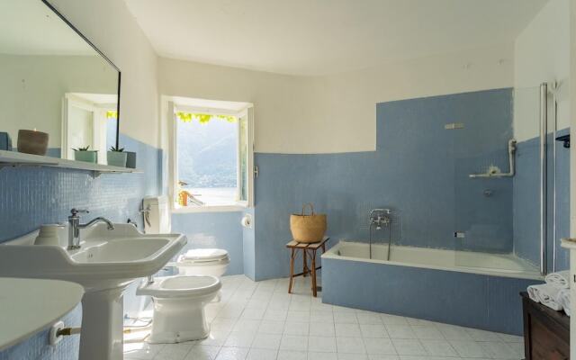 Terrace on Orrido di Nesso Waterfall