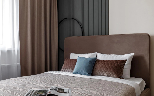 Стильная квартира с качелями в ЖК Самолет