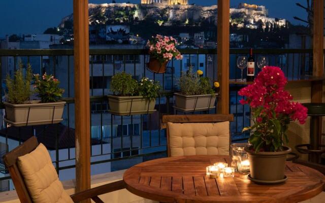 Mosaics Astonishing Acropolis view Aprtm