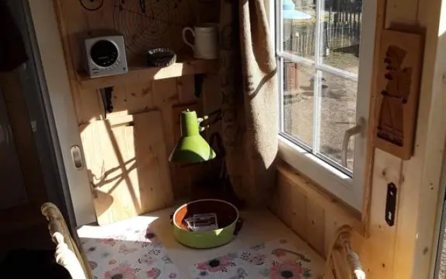 Schäferwagen auf'm Minibauernhof in Munster