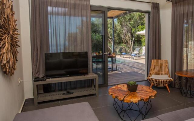 Brand new Villa Lefka with private pool at Platies