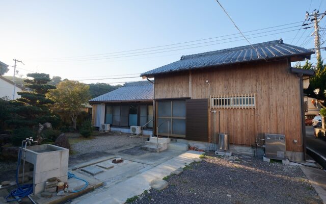 Japanese old house by the seaside