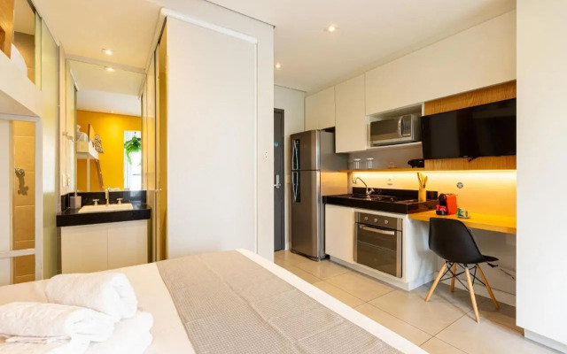 Easy Star - Moderno Studio ao lado da Faria Lima - FE02G
