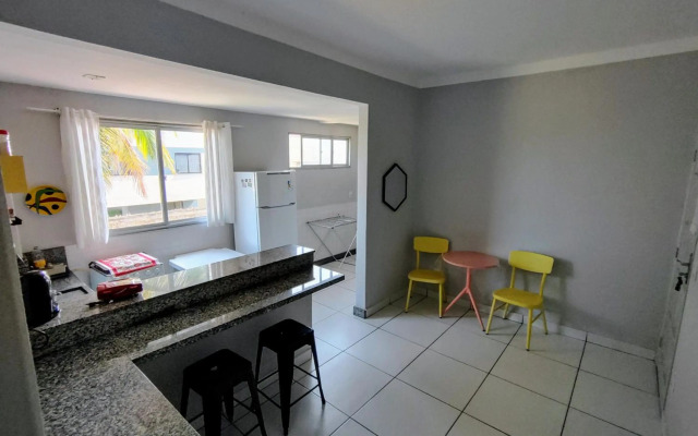 Apto frente ao mar com garagem