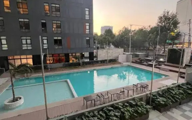 Polanco Carso, 26th.floor+3Bdrm w/skyscraper view!