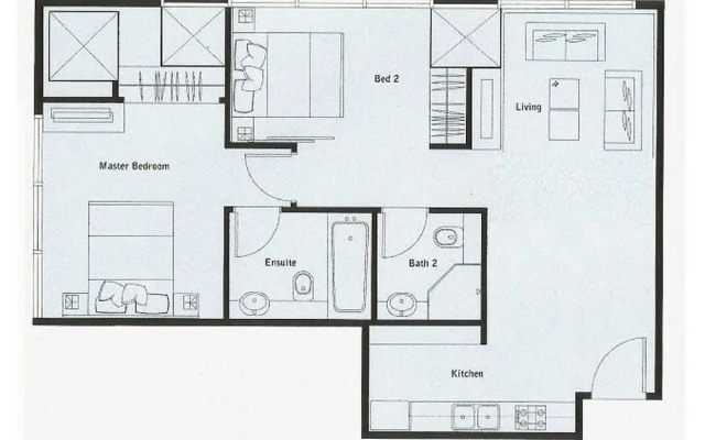 Serviced 2 Bed Scenic Sky Villas