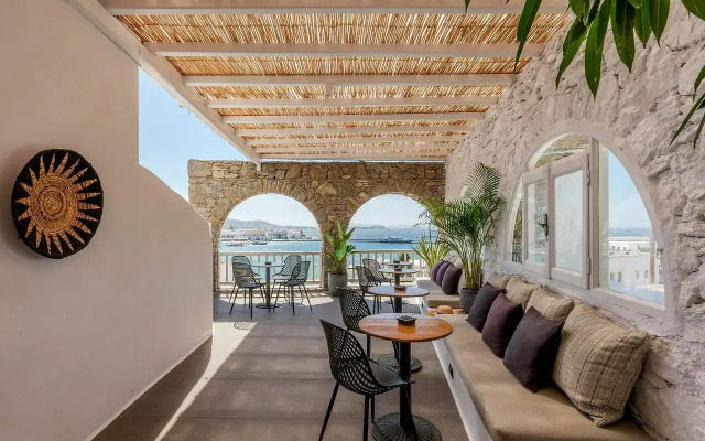 Yalos hotel sunset view