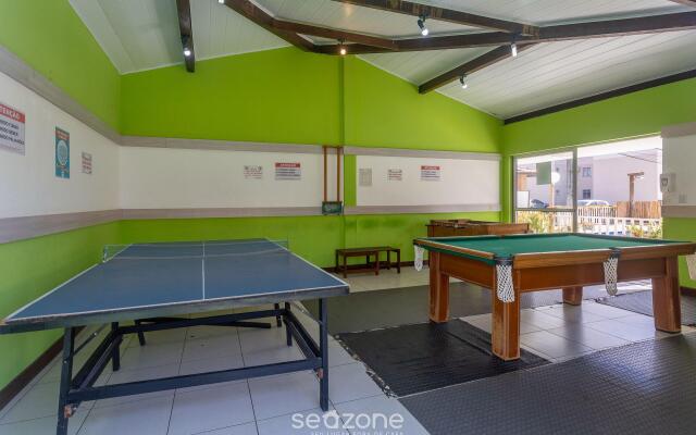 Apto em cond c piscina a 2min da praia VJG301