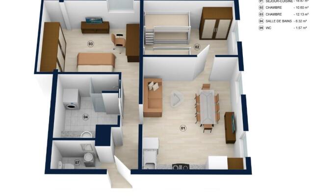 Gentianes 4 - Appartement centre village