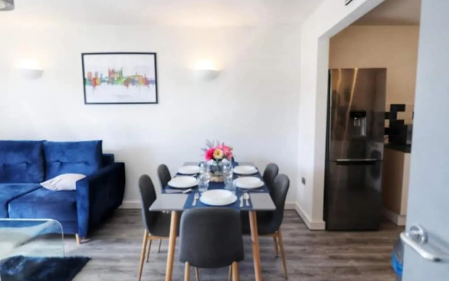 Blue Apartment in Peterborough