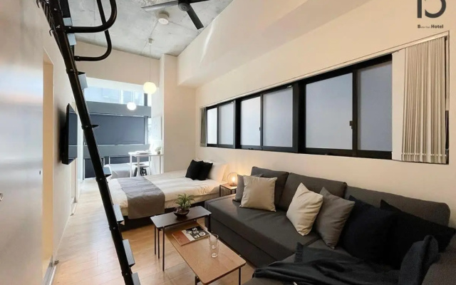 New 1 BR apt 5 mins to peace park with loft and balcony Good for 7PPL – Guest Rooms – Hiroshima