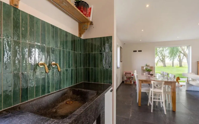 Spacious Holiday Home With Pond in Poperinge