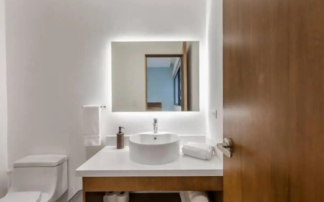 Apartments near the beach pool and gym