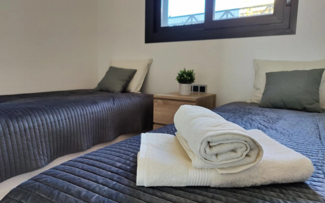 SUNSET WAVES blue sky apartment