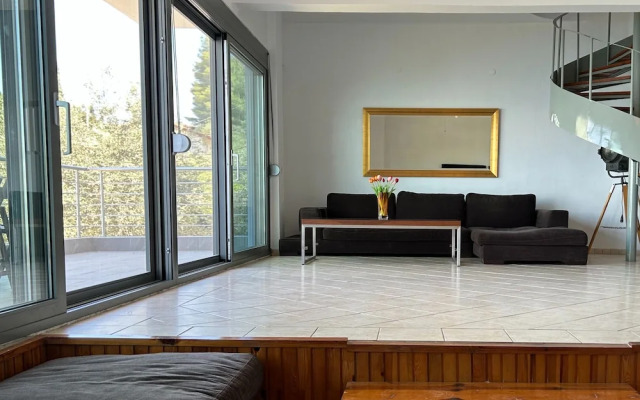 Villa Christina Asproneri With Panoramic Sea View