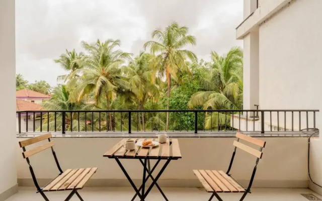 Spacious 3-br Apartment With Pool in Candolim