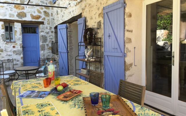 Stone Villa in Saint-jeannet With Roofed Terrace and Garden