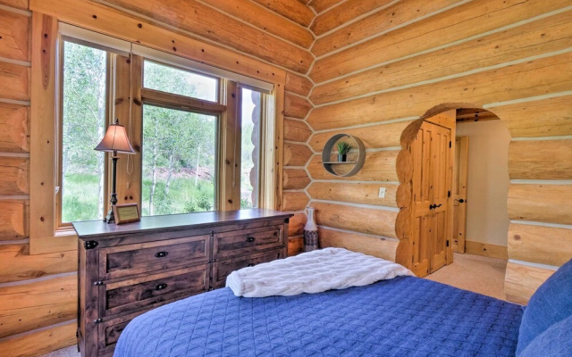 22str-00506 Fairplay Log Cabin: 26 Mi to Breck!