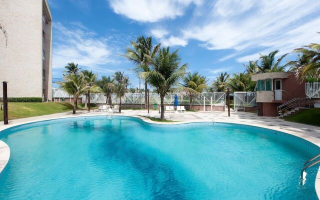 Apto térreo pé areia em Porto das Dunas