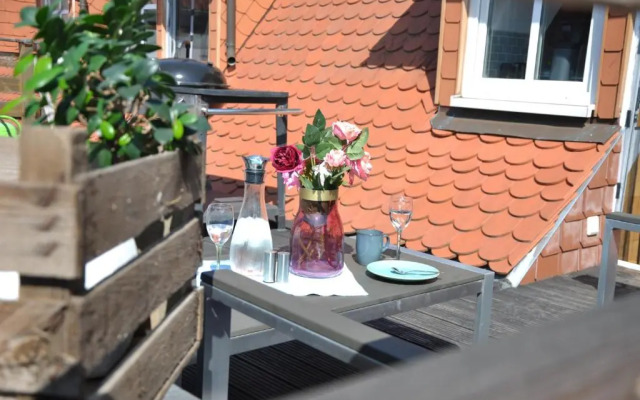 Gemütliche Dachwohnung mit oder ohne Dampfsauna mit Dachterrasse nebeneinander