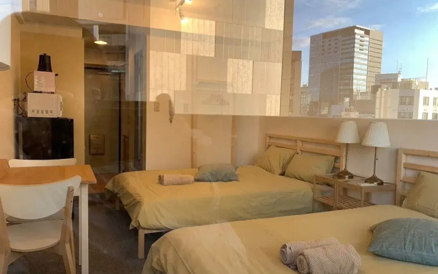 2 Double Bed Heart of Shibuya Up to 4ppl
