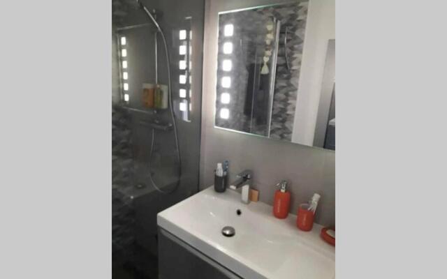 Chaleureux appart 2 pièces entièrement rénové.