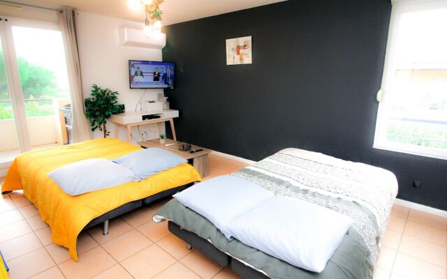 Piscine-Terrasse-Parking-Clim 4 Lits