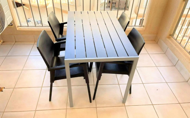 Pleasant apartment in Almerimar with shared pool