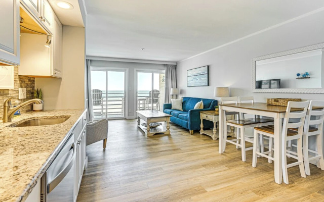 Oceanfront South Carolina Retreat - Pool & Balcony