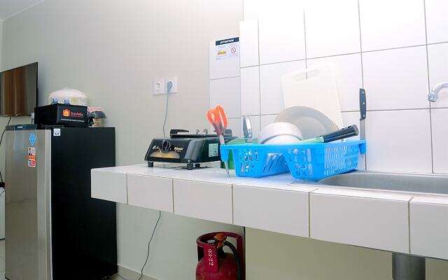 Fully Furnished With Comfortable Design Studio Springlake Summarecon Apartment