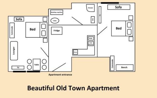 Beautiful Old Town Apartment