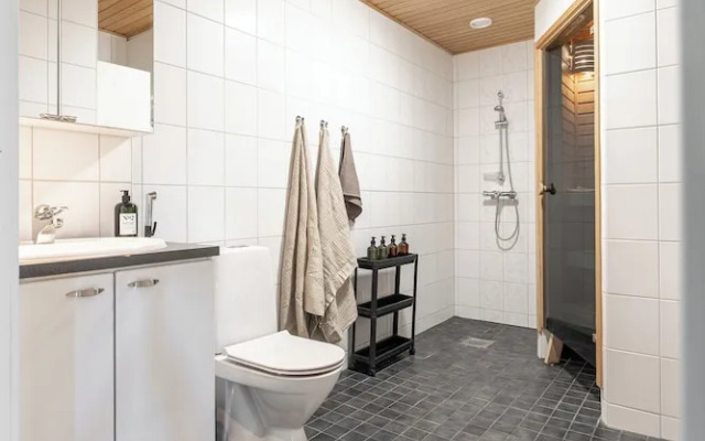 Homelike 1BR Apt. with Sauna & Parking