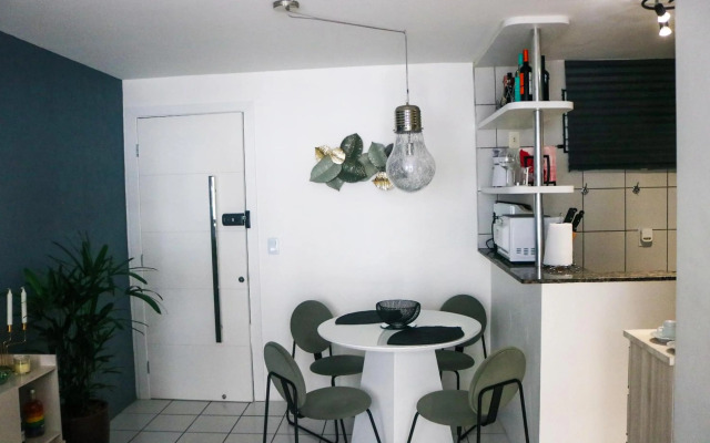 Apartamento com Varanda vista mar, Max 4 Pessoas