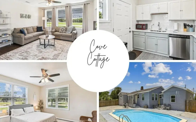 Cove Cottage - 3 Bedroom w/Private Pool. Sleeps 6. Quiet Community, Close to Fishing Marinas. 3 Home by RedAwning