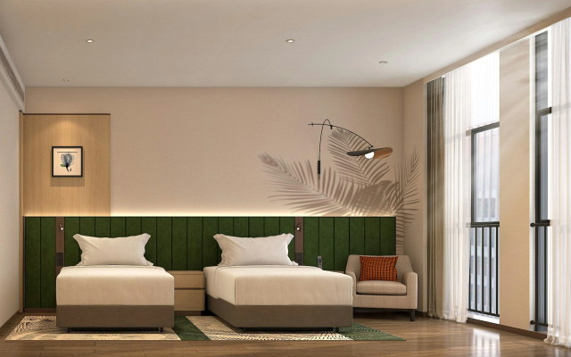Hilton Garden Inn Shanghai Wujiaochang – Guest Rooms – Shanghai