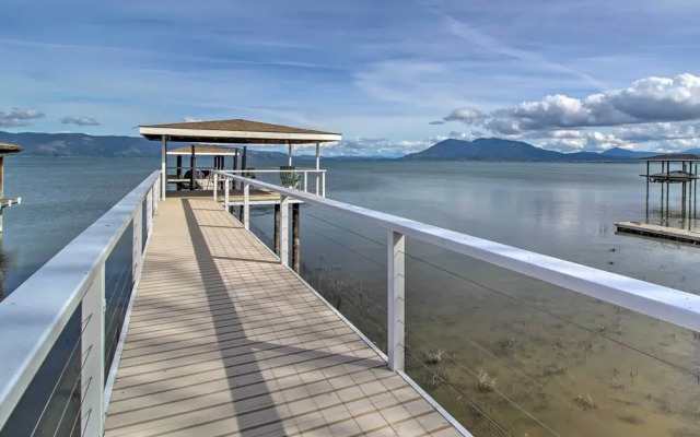 Spacious Lakeport Home w/ Dock & Mtn Views!