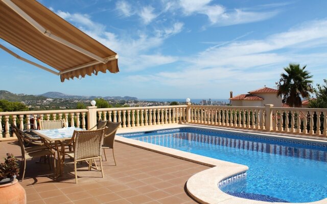 Villa with 4 Bedrooms in Calp, with Wonderful Sea View, Private Pool And Furnished Garden - 3 Km From the Beach