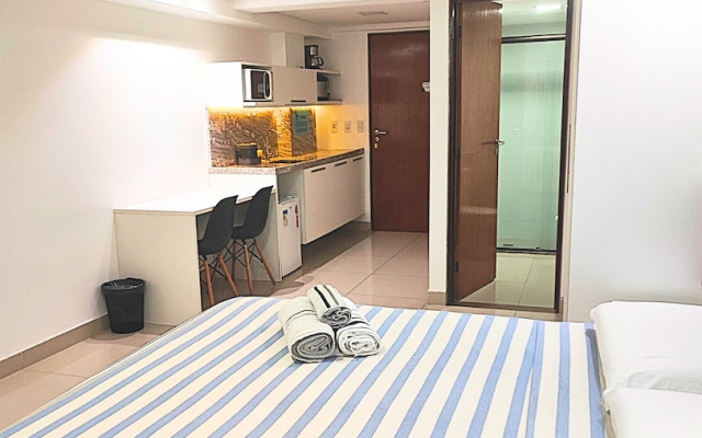 Flat 516-GF na praia de Cabo Branco