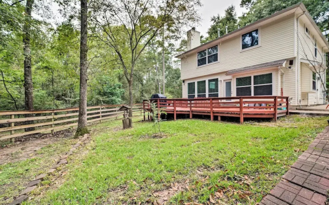 Modern Montgomery Home w/ Backyard, Deck, & Grill