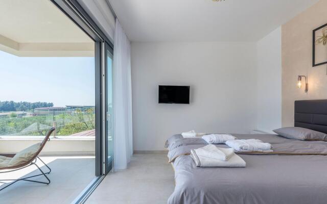 Modern holiday home in Novigrad with swimming pool