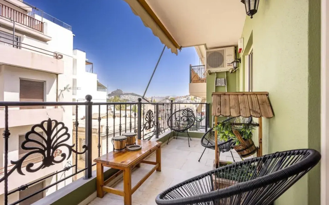 Sunny 3bd Cozy Flat Spectacular Acropolis View