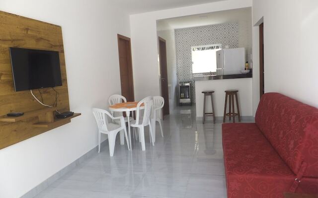 Apartamento para 6 pessoas na praia de Taperapuan