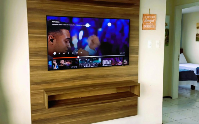 Conforto e melhor vista - 100 metros da praia