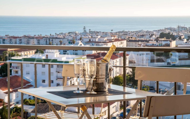 Spectacular sea views from Solana 5 street, Nerja